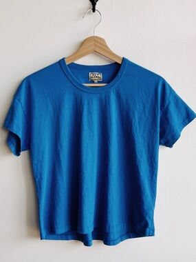 The Boxy Tee in Royal Blue by Hey Gang